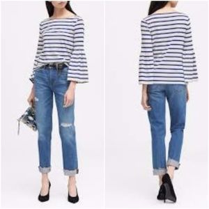 Banana Republic flared sleeve top